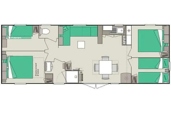4 Etoiles - Espace Aquatique - 500m - Ccagefg * Портирань